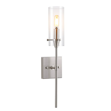 Cato Bohemian Farmhouse Iron/Glass LED Vanity - JONATHAN Y